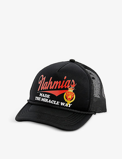 NAHMIAS: Miracle Way slogan woven baseball cap