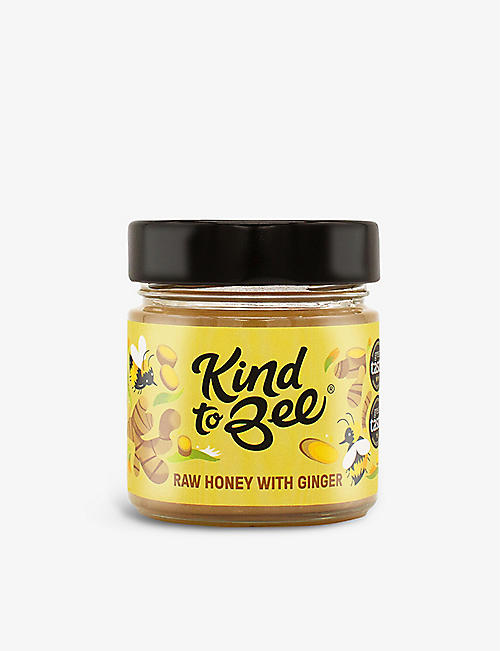 KIND TO BEE: Raw honey with ginger 250g
