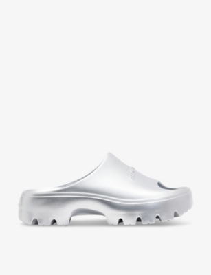 Allsaints All Eclipse Slider Ld42 In Metallic Silve