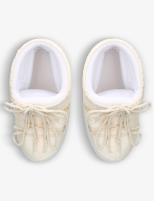 Moon Boot Icon Low Nylon Boot In Cream