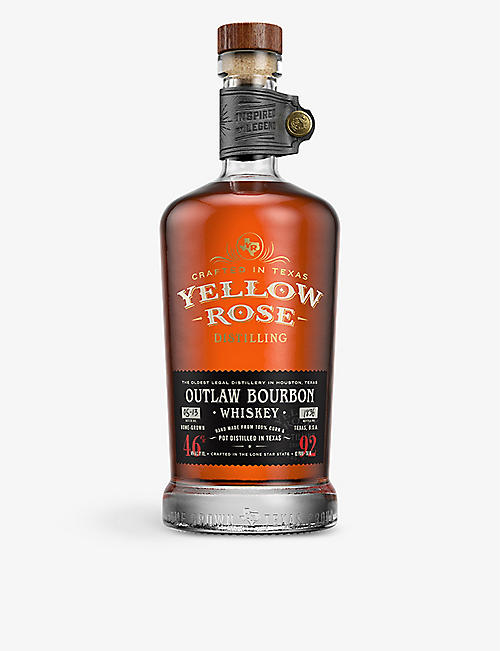 WHISKY AND BOURBON: Outlaw bourbon whiskey 700ml