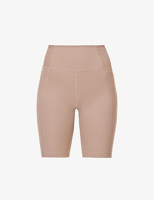 GIRLFRIEND COLLECTIVE: High-rise stretch recycled-polyester cycling shorts