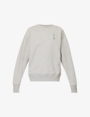 Mki Miyuki Zoku Street Graphic-print Organic-cotton And Recycled Polyester-blend Sweatshirt In Grey