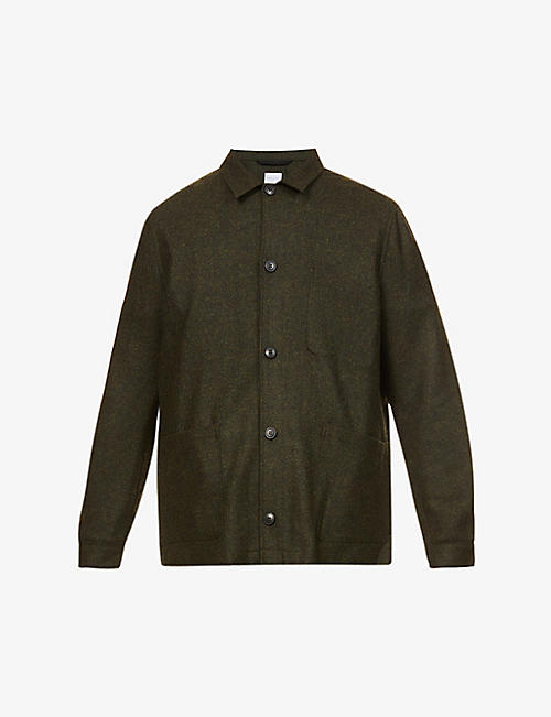 SUNSPEL: Pocket-detail wool jacket