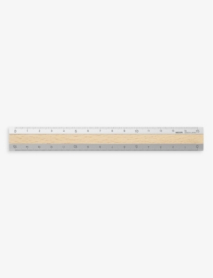 Midori Aluminium Wooden Ruler 15cm (traveler's planner journal paper book  note)