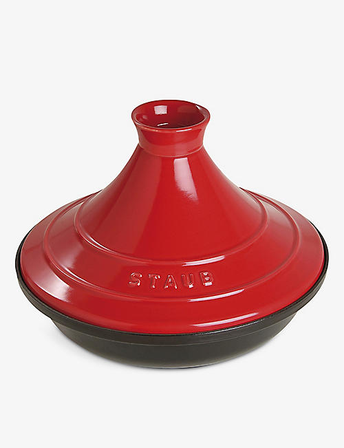 STAUB: Branded cast-iron tagine pot 28cm