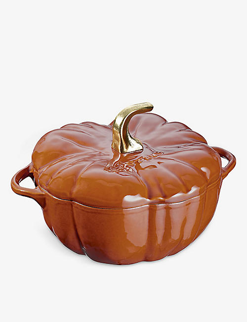 STAUB: Pumpkin cast-iron and enamel cocotte 24cm