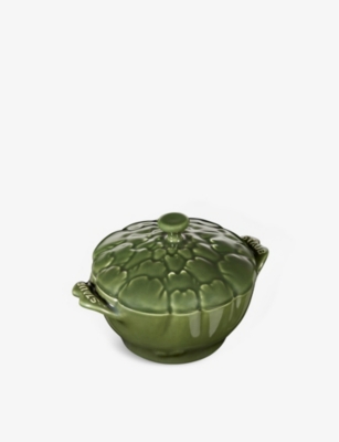 STAUB: Artichoke cast-iron and enamel cocotte 13cm