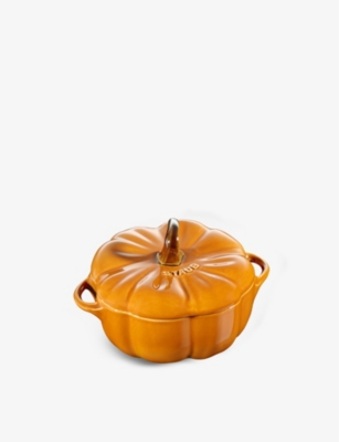 Staub Pumpkin Cast-iron And Enamel Cocotte 12cm In Cinnamon