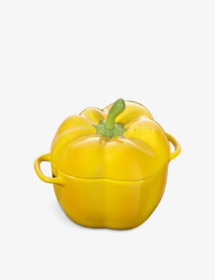 STAUB: Pepper cast-iron and enamel cocotte 11cm