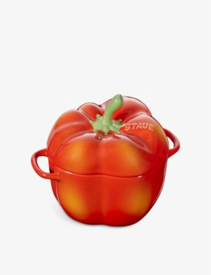 STAUB: Pepper cast-iron and enamel cocotte 11cm