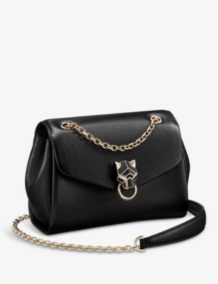 CARTIER: Panthère de Cartier chain mini leather cross-body bag