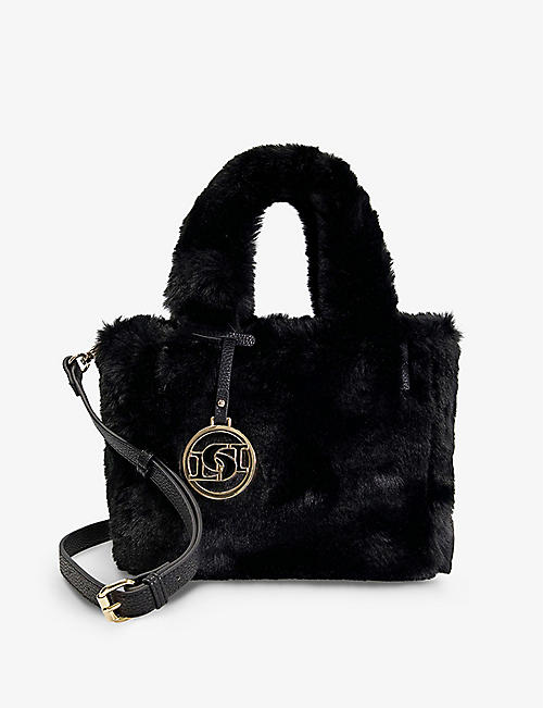 DUNE: Darcys faux-fur handbag