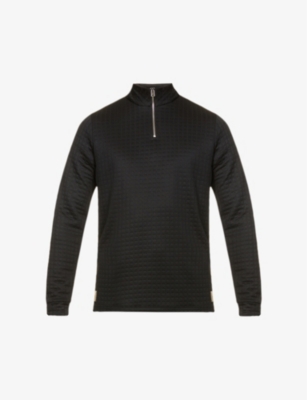 Mons textured woven sweatshirt