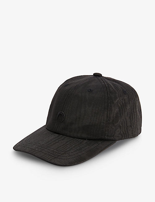 MARINE SERRE: Moiré embroidered recycled-polyester-blend baseball cap
