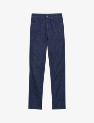 TED BAKER: Ebera slim-fit mid-rise stretch-organic cotton jeans