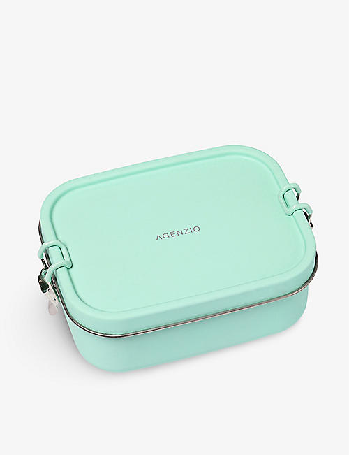 PAPERCHASE: Agenzio stainless-steel tiffin lunch box 5.7cm x 17.5cm