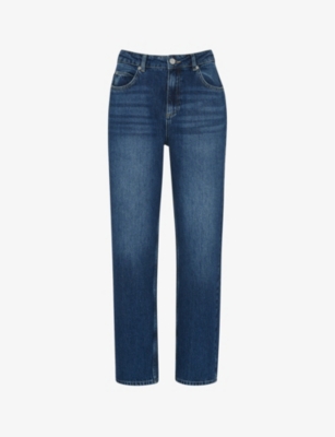 WHISTLES - Straight-leg low-rise faded jeans | Selfridges.com
