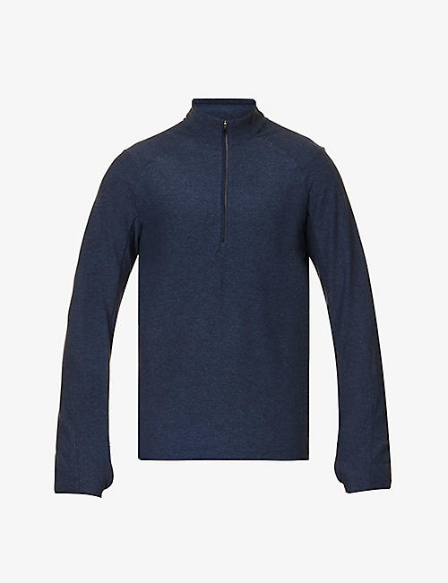 LULULEMON: Surge half-zip recycled-nylon and recycled polyester-blend jacket