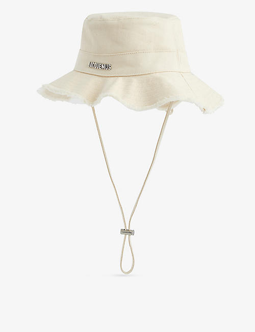 JACQUEMUS: Le Bob Artichaut neck-strap cotton bucket hat