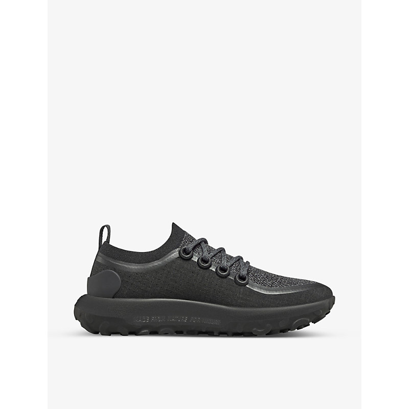 Allbirds Trail Runner Swt Low-top Woven Trainers In Black (black)