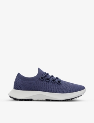 Shop Allbirds Womens Hazy Indigo Tree Dasher 2 Brand-print Woven Low-top Trainers