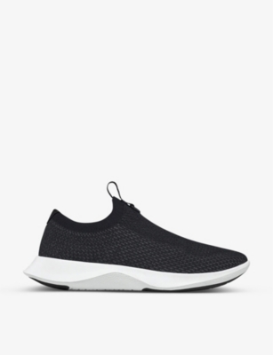 Allbirds Tree Dasher Relay Contrast-sole Woven Low-top Trainers In Black