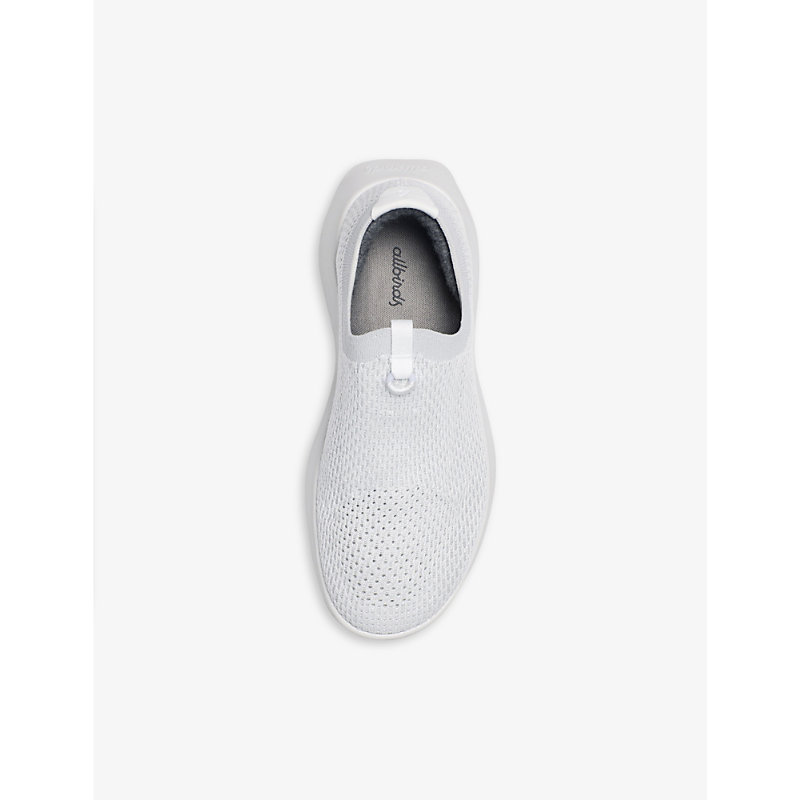 Shop Allbirds Womens Blizzard Tree Dasher Relay Contrast-sole Woven Low-top Trainers In White