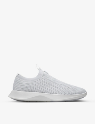 Allbirds Womens Blizzard Tree Dasher Relay Contrast-sole Woven Low-top Trainers In White