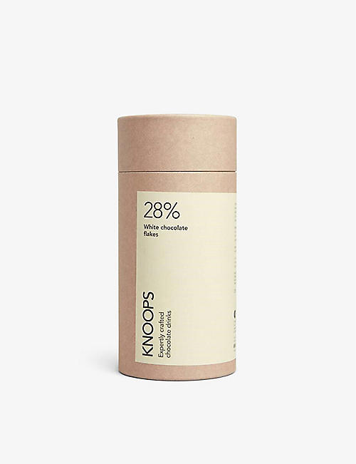 KNOOPS: Knoops 28% white hot chocolate flakes 250g