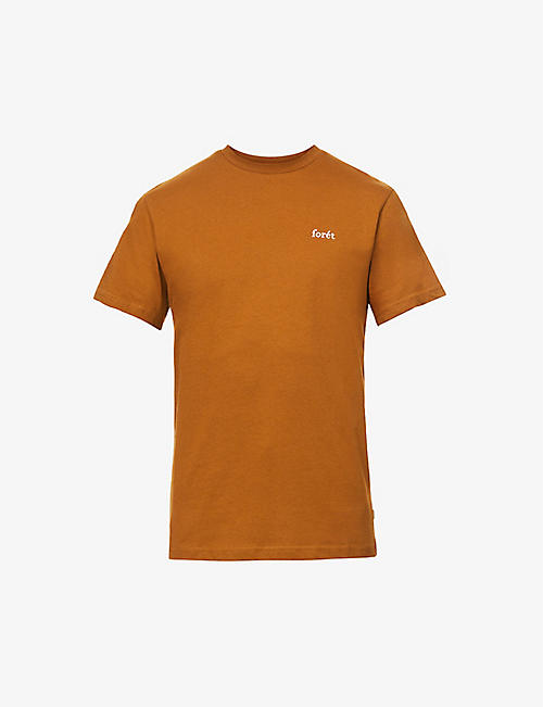 FORET: Air short-sleeved organic-cotton T-shirt