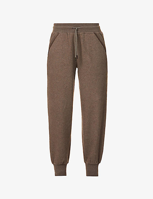 VARLEY: Ascot tapered cotton-blend jogging bottoms