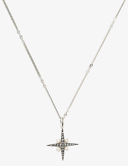 MISSOMA: Harris Reed x Missoma Star sterling-silver, pearl and cubic zirconia necklace