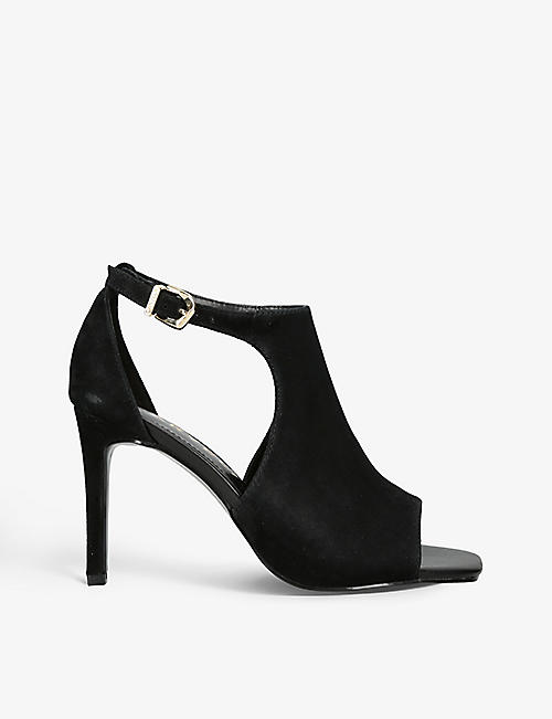 CARVELA COMFORT: Arielle cut-out suede heeled sandals