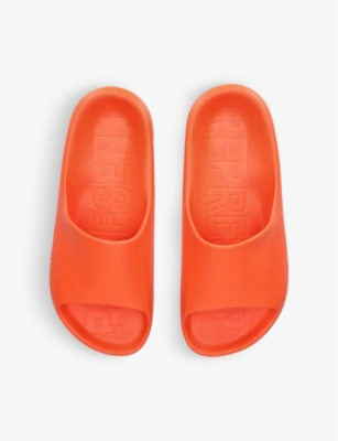 Shop Represent Clothing Represent Men's Orange Eva Logo-embellished Slider