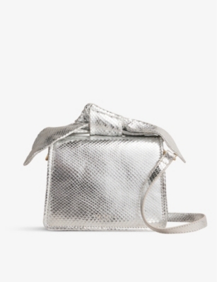 Ted Baker London NISNIA-Bow Clutch Bag, Silver