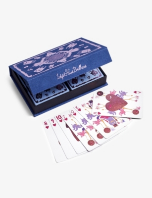 LOBJET: Haas Brothers set of two playing cards
