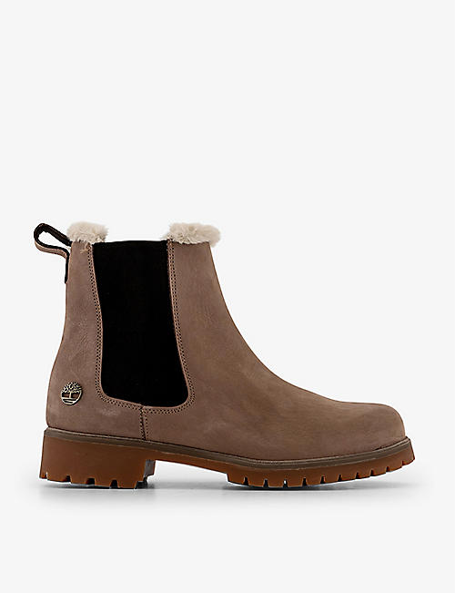 TIMBERLAND: Lyonsdale leather chelsea boots
