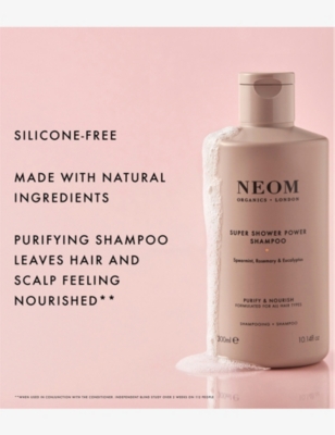 NEOM WELLBEING: Super Shower Power shampoo 300ml