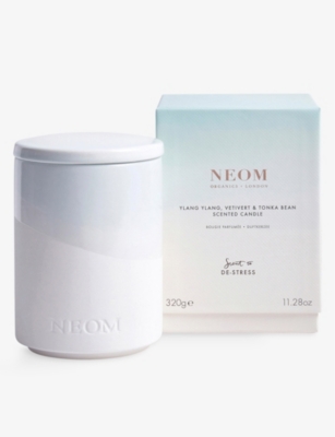 NEOM WELLBEING: Ylang Ylang, Vetivert and Tonka Bean Scented Candle 320g