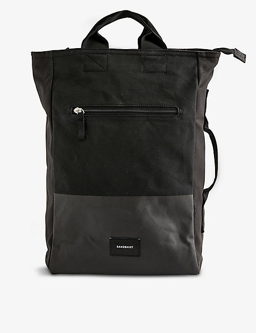 SANDQVIST: Tony organic-cotton and recycled polyester backpack