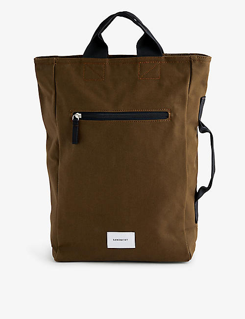 SANDQVIST: Tony organic-cotton backpack