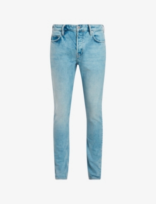 Cigarette Skinny Fit Stretch Denim Jeans Indigo