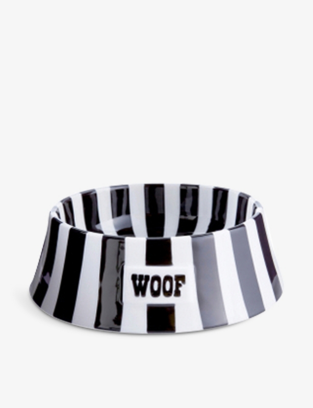 Woof porcelain pet bowl