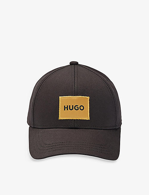 HUGO: Logo-patch cotton-twill baseball cap