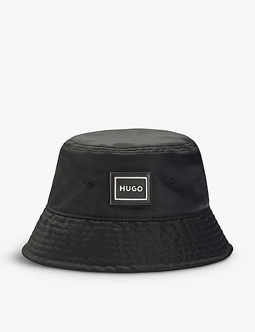 HUGO: Logo-patch shell bucket hat