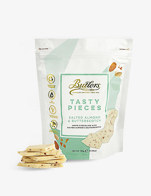 BUTLERS: Tasty Pieces salted almond and butterscotch 120g