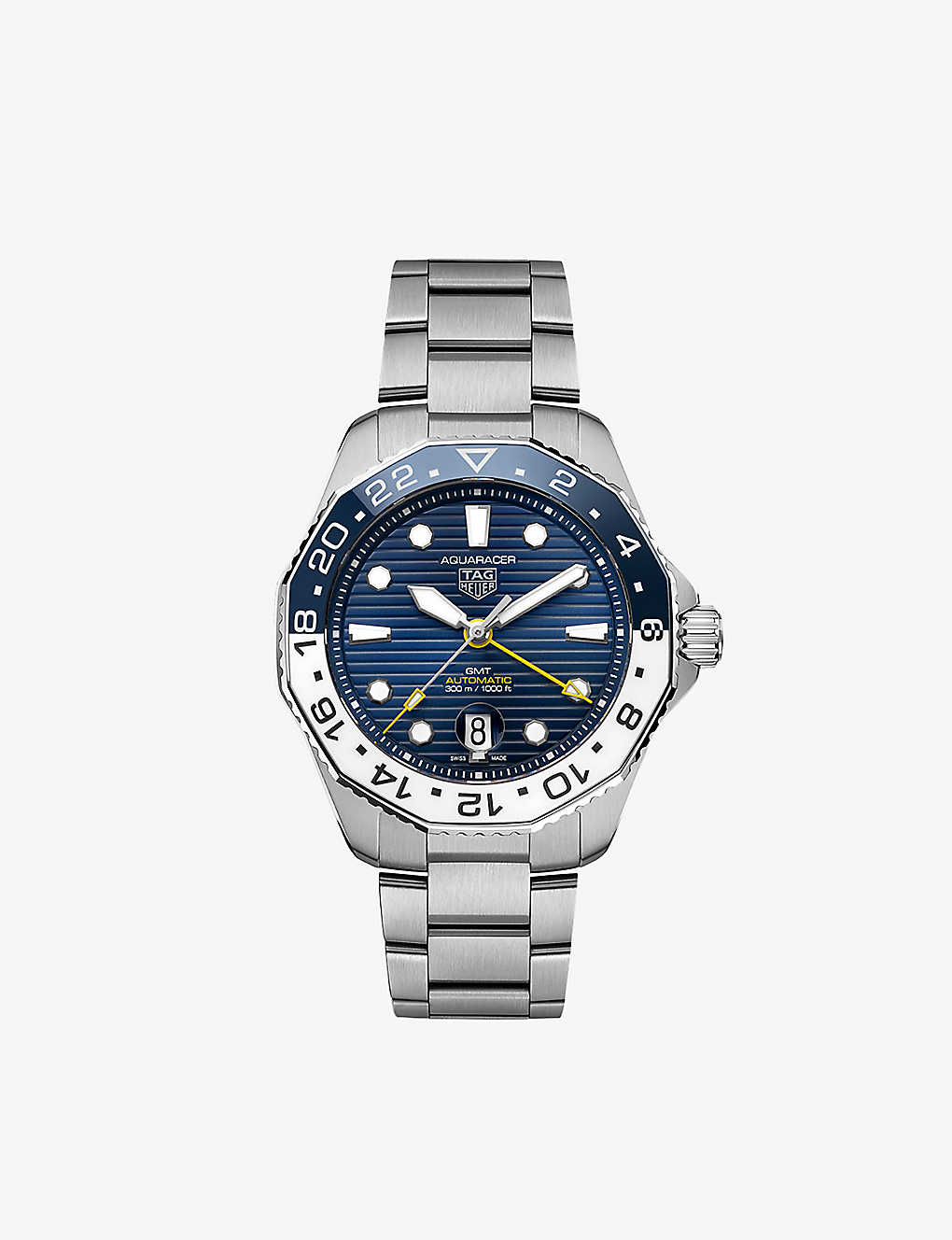 Shop Tag Heuer Men's Blue Wbp2010.ba0632 Aquaracer Stainless Steel Automatic Watch