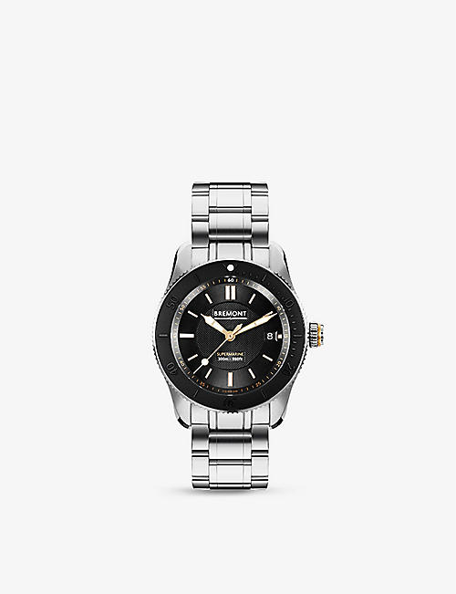 BREMONT: S300-KAIMU-B S300 Kaimu stainless-steel and ceramic mechanical watch