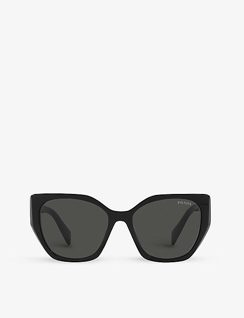PRADA: PR 19ZS cat-eye frame acetate sunglasses